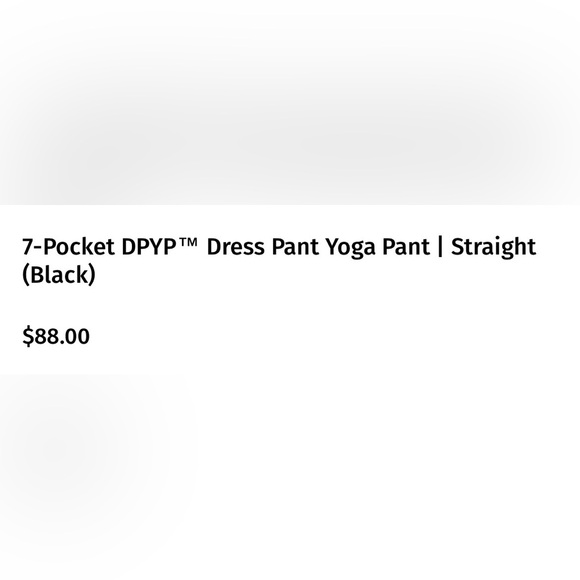 Betabrand Black 7-Pocket Dress Pant Yoga Pant - Straight NWOT - Picture 15 of 15